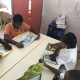 Séance de lecture à l'école Nina Duverly