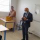 Au collège Soualiga avec le recteur et la 1ère vice-présidente de la COM de Saint-Martin 