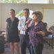 Mme RENGER CPC arts plastiques, M. SANZ IA-DAASEN, Mme MALHERBE directrice d'école